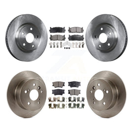 Front Rear Disc Brake Rotors Ceramic Pad Kit For Toyota Camry Lexus ES350 Avalon