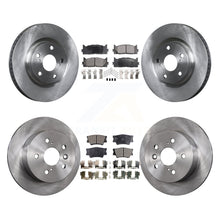 Charger l'image dans la galerie, Front Rear Disc Brake Rotors Ceramic Pad Kit For Toyota Camry Lexus ES350 Avalon