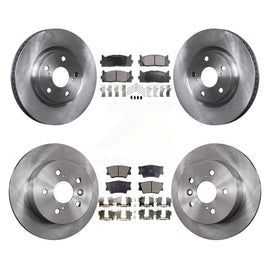 Front Rear Disc Brake Rotors Ceramic Pad Kit For Toyota Camry Lexus ES350 Avalon