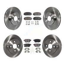 Load image into Gallery viewer, [Front+Rear] 2012-2013 Toyota Yaris L LE Premium OE Brake Rotors &amp; Ceramic Pads Kit For Max Braking