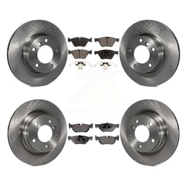 Front Rear Disc Brake Rotors And Ceramic Pads Kit For BMW 328i 325i 323i