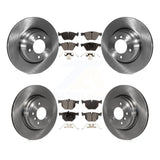 [Front+Rear] 2006 BMW 330i 330xi Premium OE Brake Rotors & Ceramic Pads Kit For Max Braking