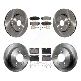 Front Rear Disc Brake Rotors And Ceramic Pads Kit For Lexus IS250