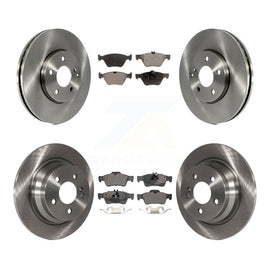 Front Rear Disc Brake Rotors And Ceramic Pads Kit For Mercedes-Benz E320 E300