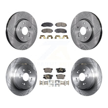 Charger l'image dans la galerie, Front Rear Disc Brake Rotors And Ceramic Pads Kit For Honda CR-V Acura RDX