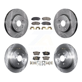 Front Rear Disc Brake Rotors And Ceramic Pads Kit For Honda CR-V Acura RDX