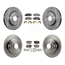 Front Rear Disc Brake Rotors And Ceramic Pads Kit For Honda Accord Crosstour