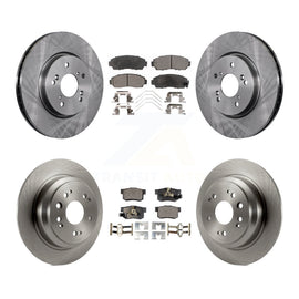 Front Rear Disc Brake Rotors And Ceramic Pads Kit For Honda Crosstour Accord