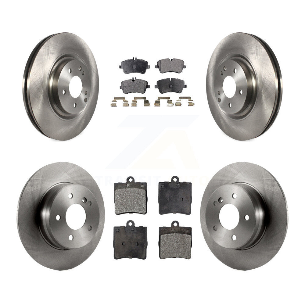 Front Rear Disc Brake Rotors And Ceramic Pads Kit For Mercedes-Benz SLK280