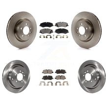 Load image into Gallery viewer, Front Rear Disc Brake Rotors And Ceramic Pads Kit For Land Rover LR4 Range Sport