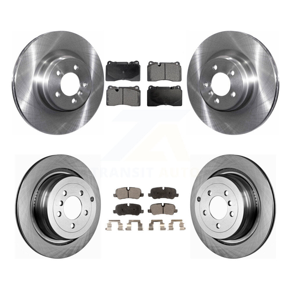 [Front+Rear] 06-09 Land Rover Range Supercharged Premium OE Brake Rotors & Ceramic Pads Kit For Max Braking