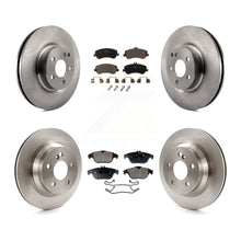Charger l'image dans la galerie, Front Rear Disc Brake Rotors And Ceramic Pad Kit For Mercedes-Benz GLK350 GLK250