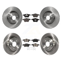 Charger l'image dans la galerie, Front Rear Disc Brake Rotors And Ceramic Pads Kit For Volvo S40 C70 V50