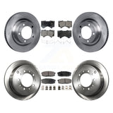 Front Rear Brake Rotor And Ceramic Pad Kit For Toyota Tundra Sequoia Lexus LX570