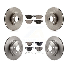 Front Rear Disc Brake Rotors And Ceramic Pads Kit For BMW X5 X6