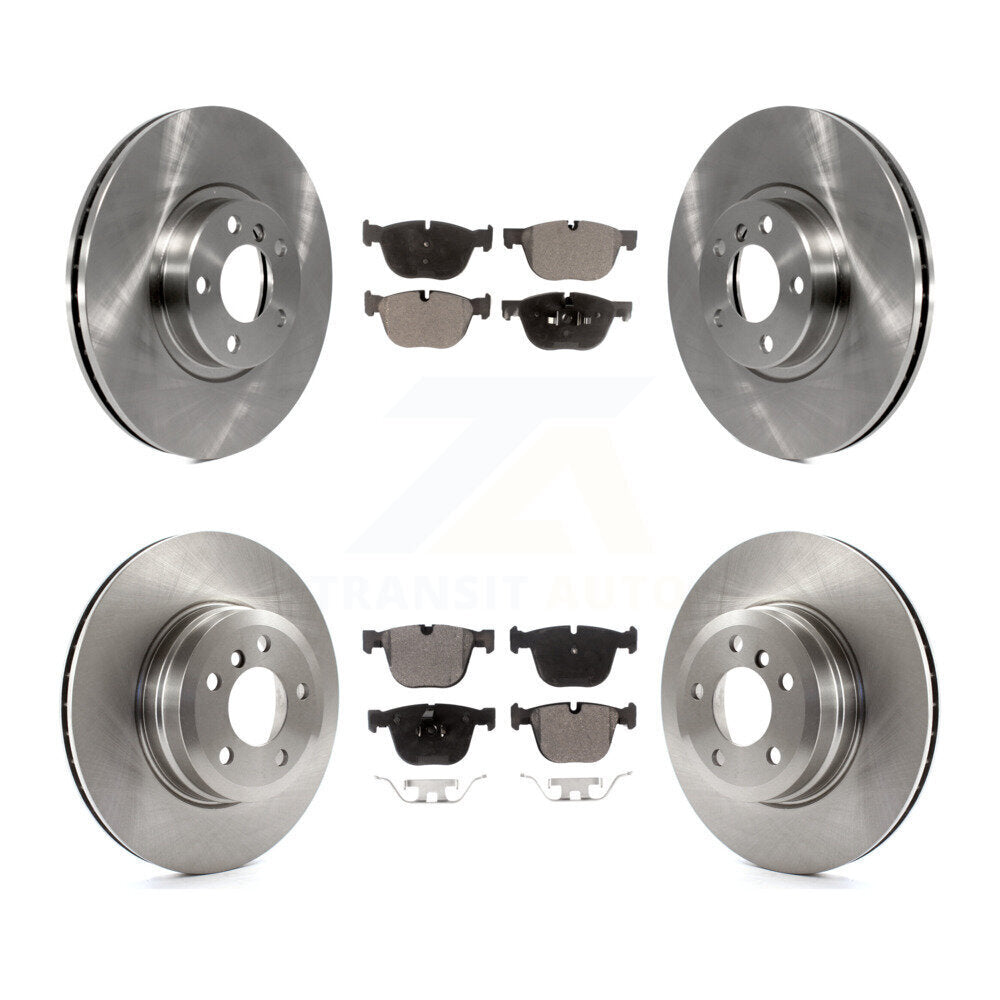 Front Rear Disc Brake Rotors And Ceramic Pads Kit For BMW X5 X6
