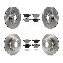 Charger l'image dans la galerie, Front Rear Disc Brake Rotors And Ceramic Pads Kit For BMW X5 X6