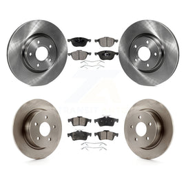 Front Rear Disc Brake Rotors And Ceramic Pads Kit For Ford Escape C-Max