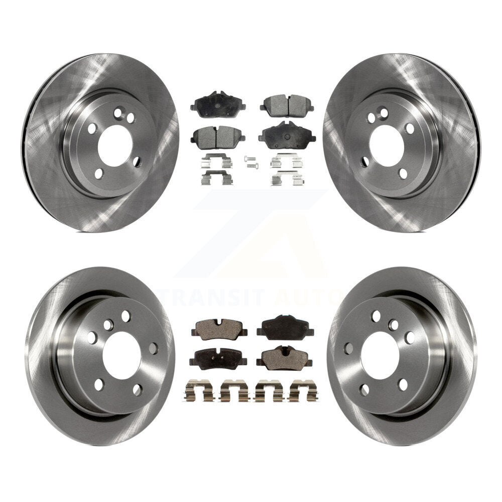 [Front+Rear] 2015 Mini Cooper 2.0L/1.5L Premium OE Brake Rotors & Ceramic Pads Kit For Max Braking