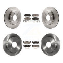 Charger l&#39;image dans la galerie, Front Rear Brake Rotor And Ceramic Pad Kit For Nissan Titan Armada Infiniti QX56