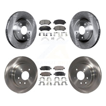 Charger l'image dans la galerie, Front Rear Disc Brake Rotors And Ceramic Pads Kit For Nissan Rogue Select