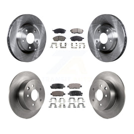 [Front+Rear] 2007-2012 Nissan Sentra SE-R Premium OE Brake Rotors & Ceramic Pads Kit For Max Braking