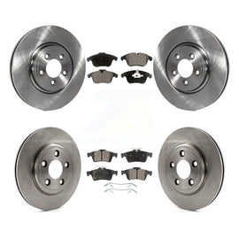 Front Rear Disc Brake Rotors And Ceramic Pads Kit For Jaguar Vanden Plas