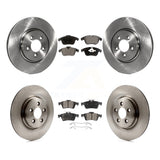 Front Rear Brake Rotor & Ceramic Pad Kit For Jaguar XF XK Vanden Plas XJ8 S-Type