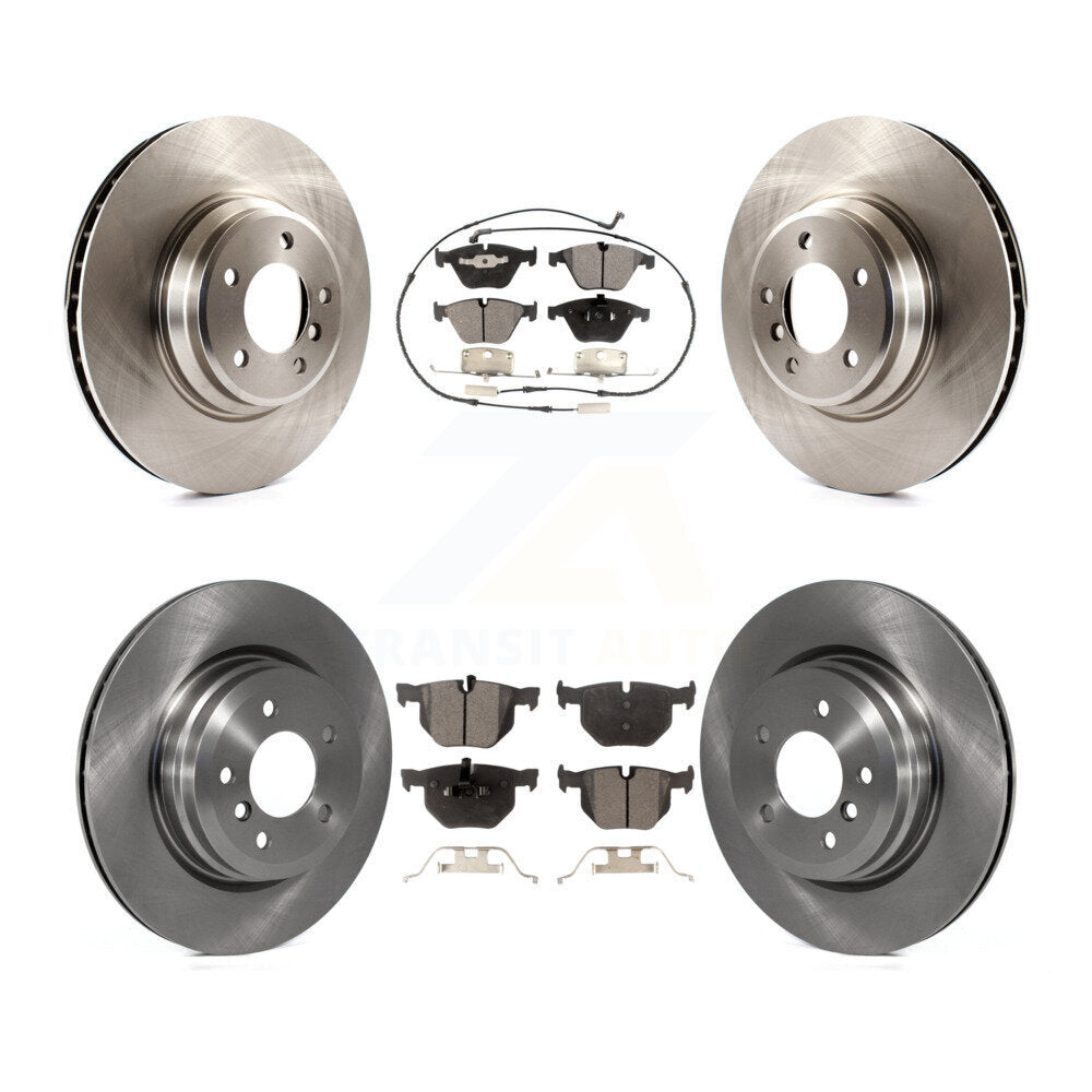 Front Rear Brake Rotor & Ceramic Pad Kit For BMW 335i xDrive X1 335d 335xi 335is