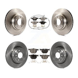 Front Rear Brake Rotor & Ceramic Pad Kit For BMW 335i xDrive X1 335d 335xi 335is