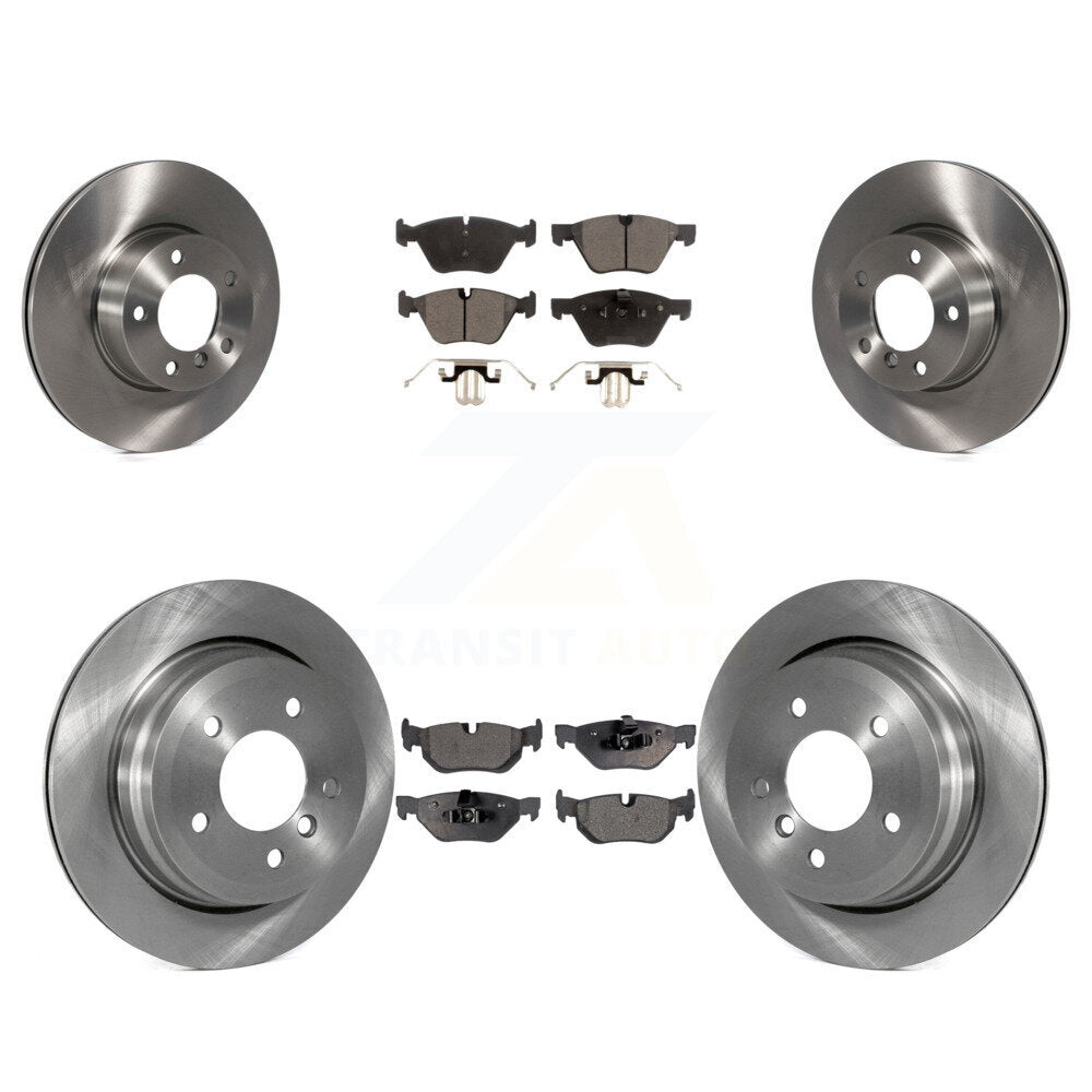 Front Rear Disc Brake Rotors And Ceramic Pads Kit For 2008 BMW 328xi To 08 07