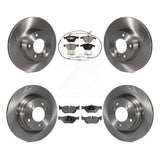 Front Rear Disc Brake Rotors And Ceramic Pads Kit For BMW 328i 323i