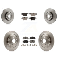 Charger l'image dans la galerie, Front Rear Disc Brake Rotors And Ceramic Pads Kit For Volvo S60 V70