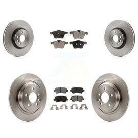 Front Rear Disc Brake Rotors And Ceramic Pads Kit For Volvo S60 V70