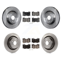 Charger l'image dans la galerie, Front Rear Disc Brake Rotor &amp; Ceramic Pad Kit For INFINITI G37 Nissan 370Z Q60 Z
