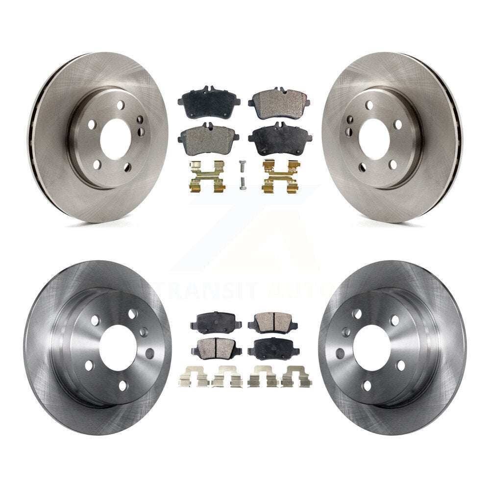 [Front+Rear] 2006-2011 Mercedes-Benz B200 Premium OE Brake Rotors & Ceramic Pads Kit For Max Braking