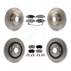 Front Rear Disc Brake Rotors And Ceramic Pads Kit For Audi S5