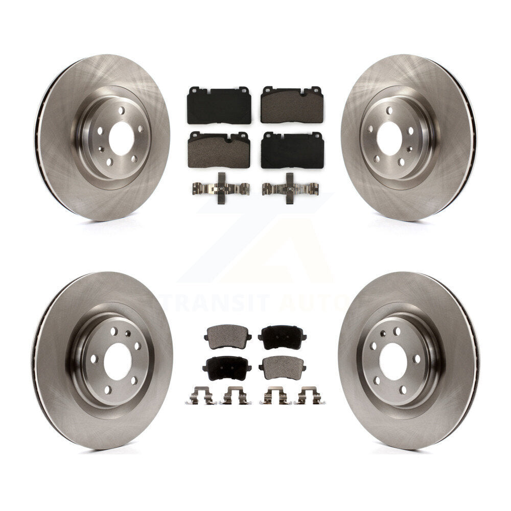 Front Rear Disc Brake Rotors And Ceramic Pads Kit For Audi Q5