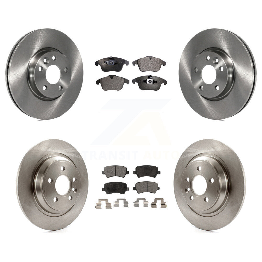 Front Rear Brake Rotor & Ceramic Pad Kit For Volvo S60 With 300mm Diameter