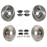 Front Rear Brake Rotor & Ceramic Pad Kit For Volvo S60 With 300mm Diameter