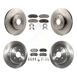 [Front+Rear] 2011-2014 Honda Odyssey Premium OE Brake Rotors & Ceramic Pads Kit For Max Braking