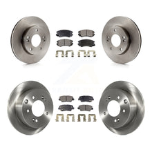 Load image into Gallery viewer, [Front+Rear] 2010-2011 Kia Soul 1.6L Premium OE Brake Rotors &amp; Ceramic Pads Kit For Max Braking