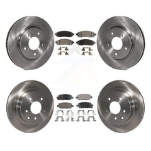 Load image into Gallery viewer, Front Rear Disc Brake Rotors And Ceramic Pads Kit For Nissan LEAF
