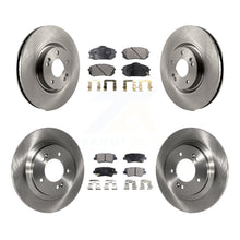 Load image into Gallery viewer, Front Rear Disc Brake Rotor &amp; Ceramic Pad Kit For 2015 Hyundai Sonata GAS engine