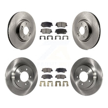 Charger l&#39;image dans la galerie, [Front+Rear] 2016-2017 Hyundai Azera Limited Premium OE Brake Rotors &amp; Ceramic Pads Kit For Max Braking
