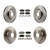 [Front+Rear] 2017-2021 Kia Sportage Turbocharged Premium OE Brake Rotors & Ceramic Pads Kit For Max Braking
