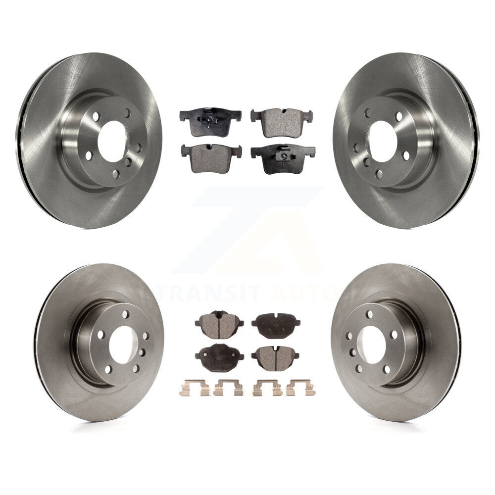 Front Rear Disc Brake Rotors And Ceramic Pads Kit For BMW X3 X4