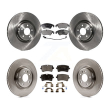 Load image into Gallery viewer, Front Rear Disc Brake Rotors And Ceramic Pads Kit For Audi A6