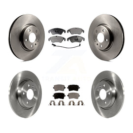 Front Rear Disc Brake Rotors & Ceramic Pad Kit For Audi A4 Q5 A5 Quattro allroad