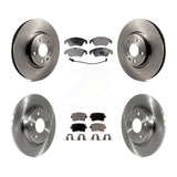 Front Rear Disc Brake Rotors & Ceramic Pad Kit For Audi A4 Q5 A5 Quattro allroad